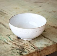 Isabella White Soup Bowl