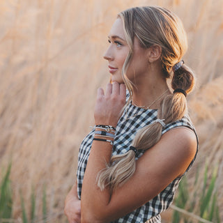 "Unity" Interlocking Charm Hair Tie Bracelet