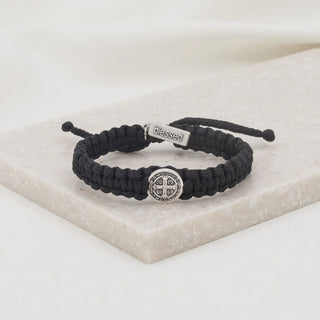 One Blessing Bracelet 1 medal- Black