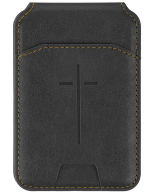 Phone Wallet Magnetic/ Leather Black