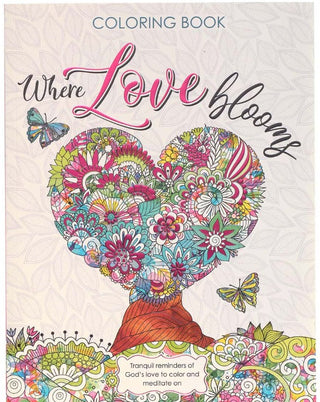 Coloring Book Where Love Blooms