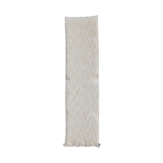 Cream Table Runner w/ Metallic Gold Thread