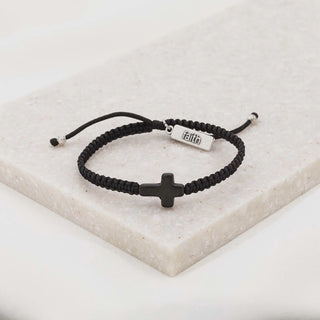 Faith Confirmed Bracelet- Black