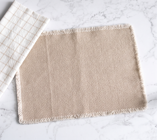 Cream Beige Cotton Placemat